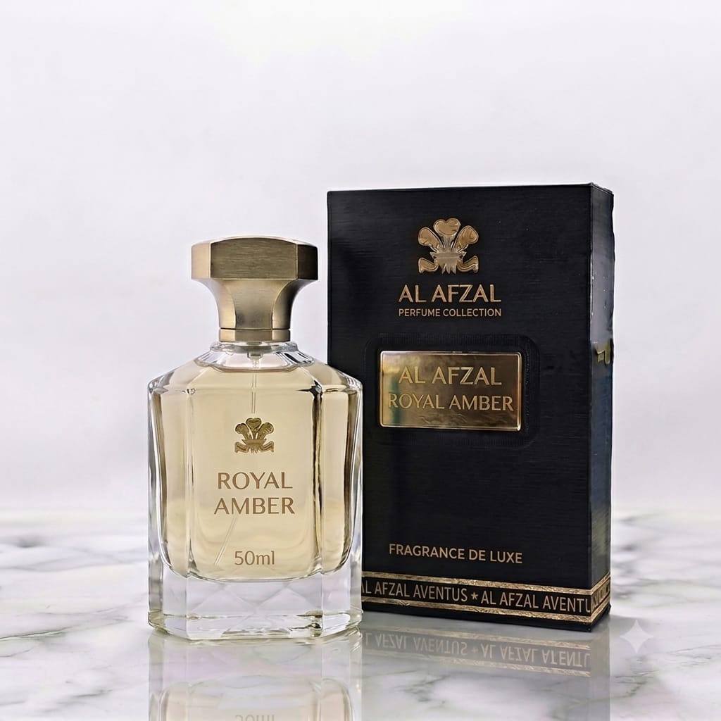 Al Afzal Royal Amber – Luxury Eau De Parfum (Long-Lasting Fragrance
